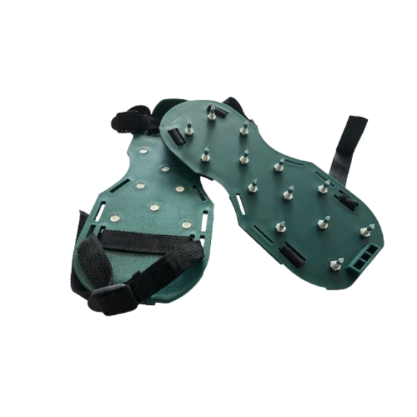 Chaussure à clous vert